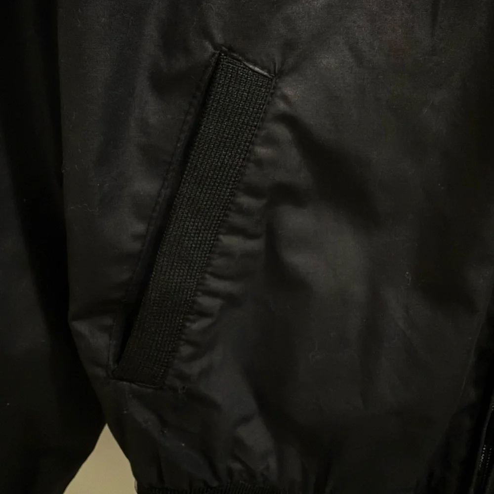 Original 80’s Vintage Members Only Black Cafe Racer Rainbow Europe Craft. Medium - Picture 11 of 14